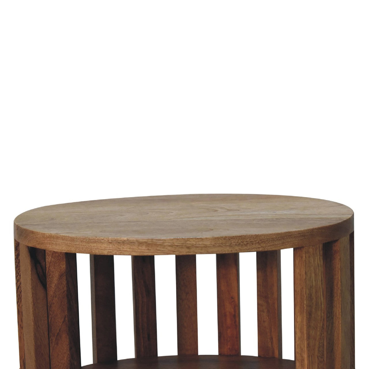 Ariella Double Shelf Oak-ish Bedside Table