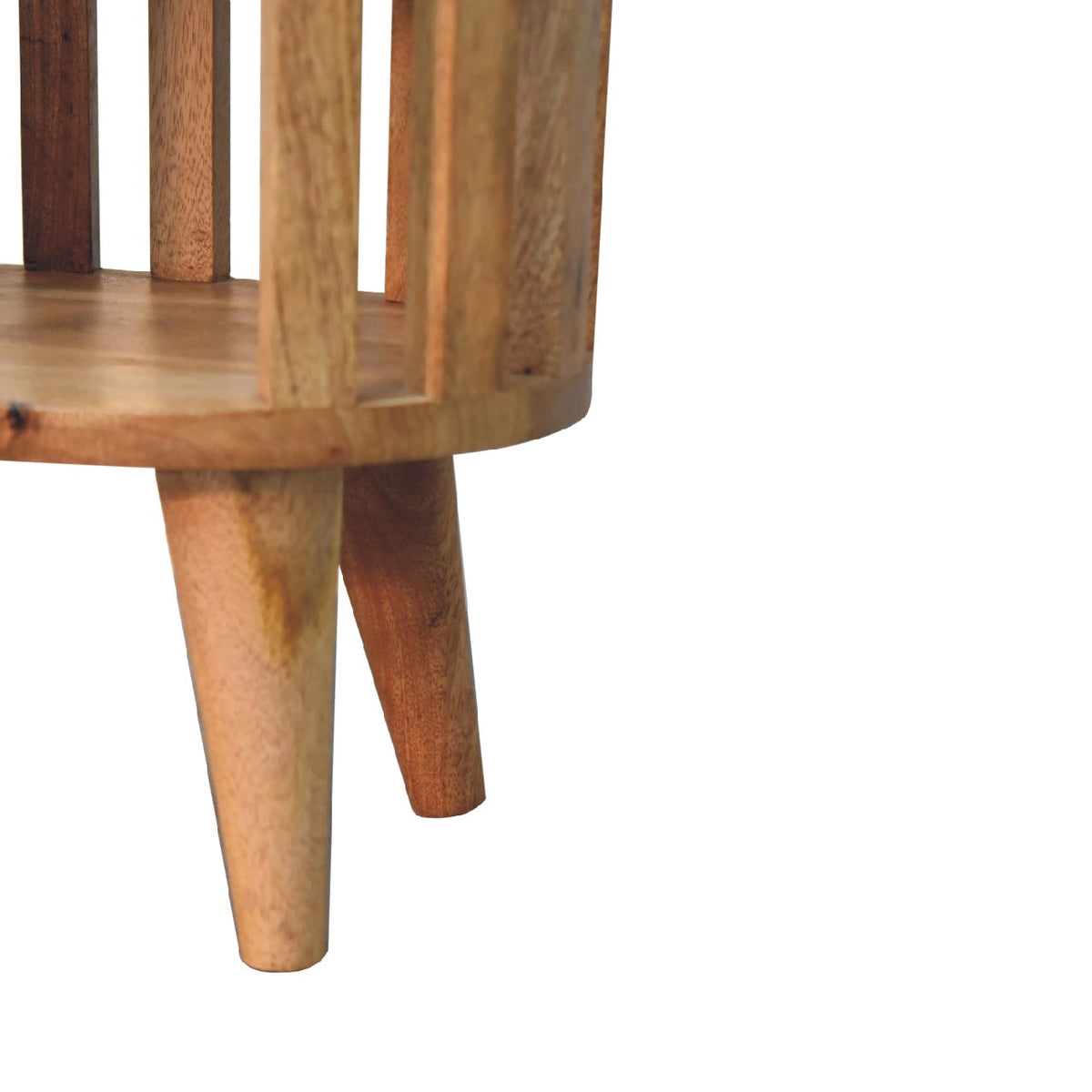 Ariella Double Shelf Oak-ish Bedside Table