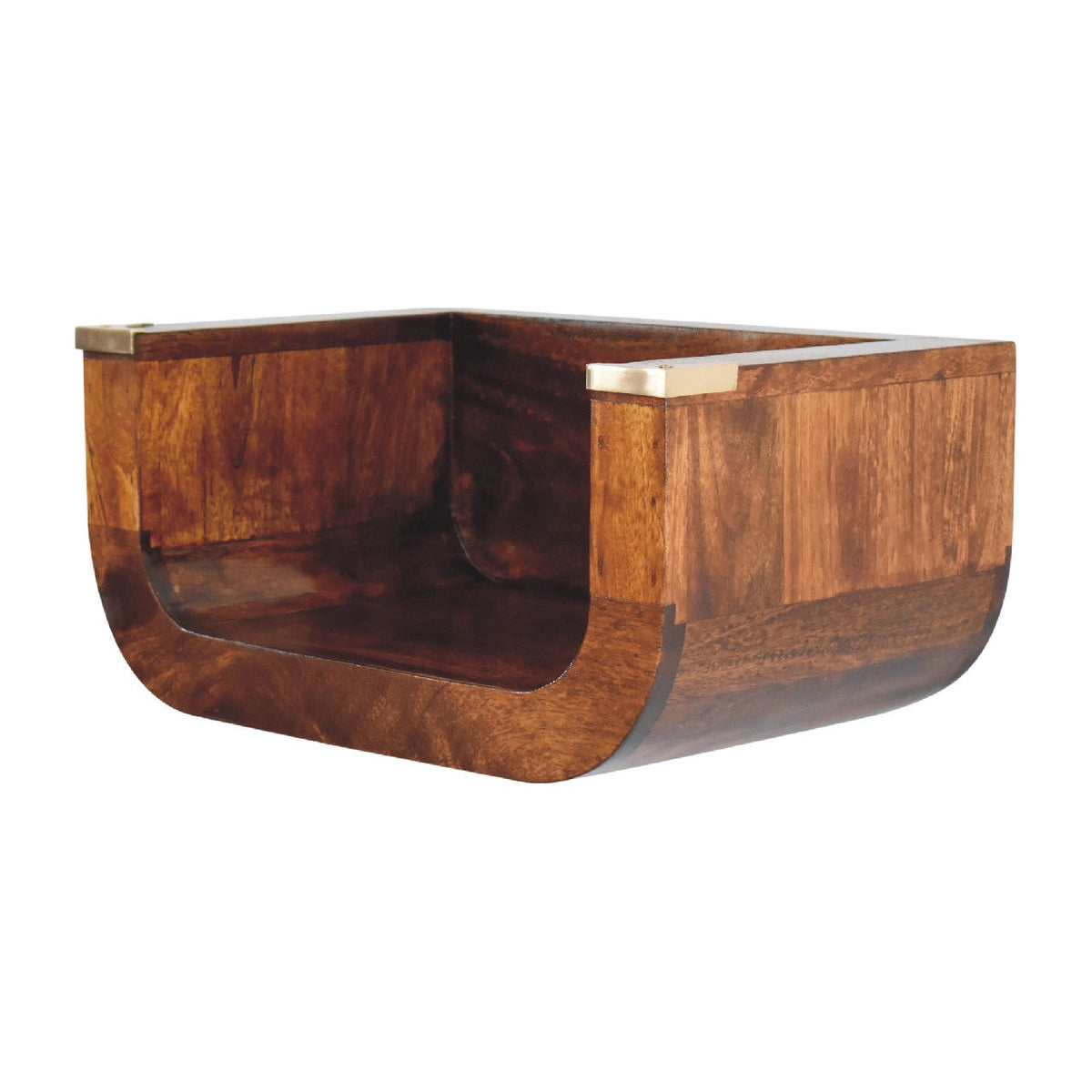 Indira Chestnut Floating Bedside Table