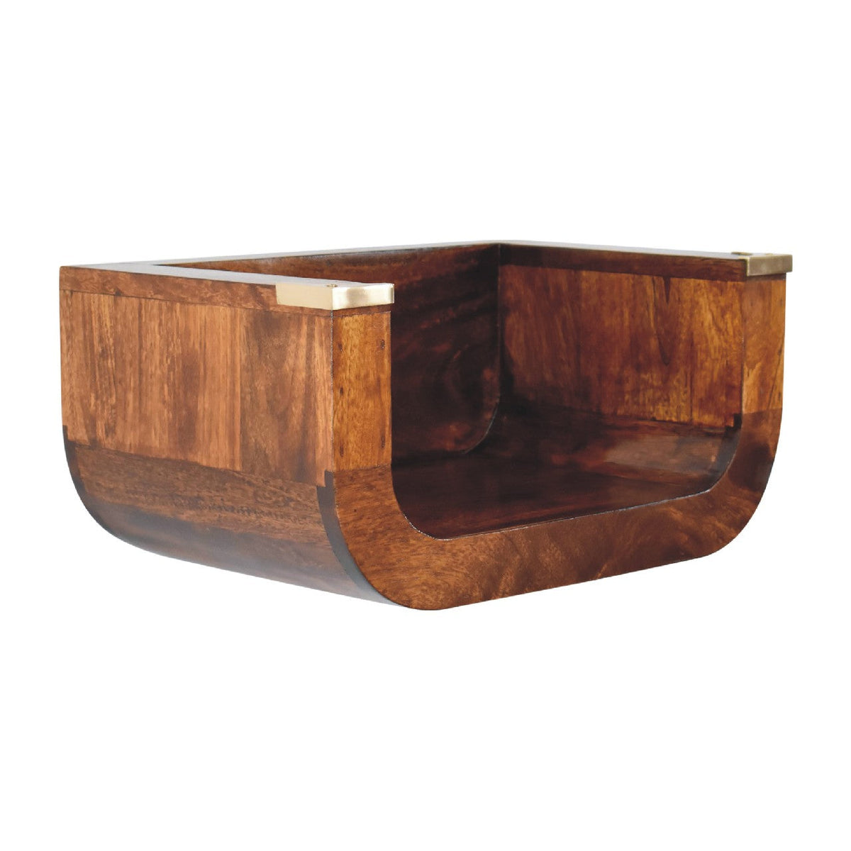Indira Chestnut Floating Bedside Table