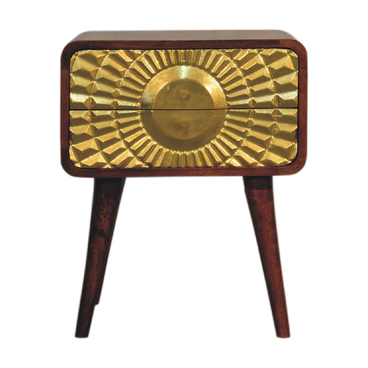 Eden Curved Bedside Table