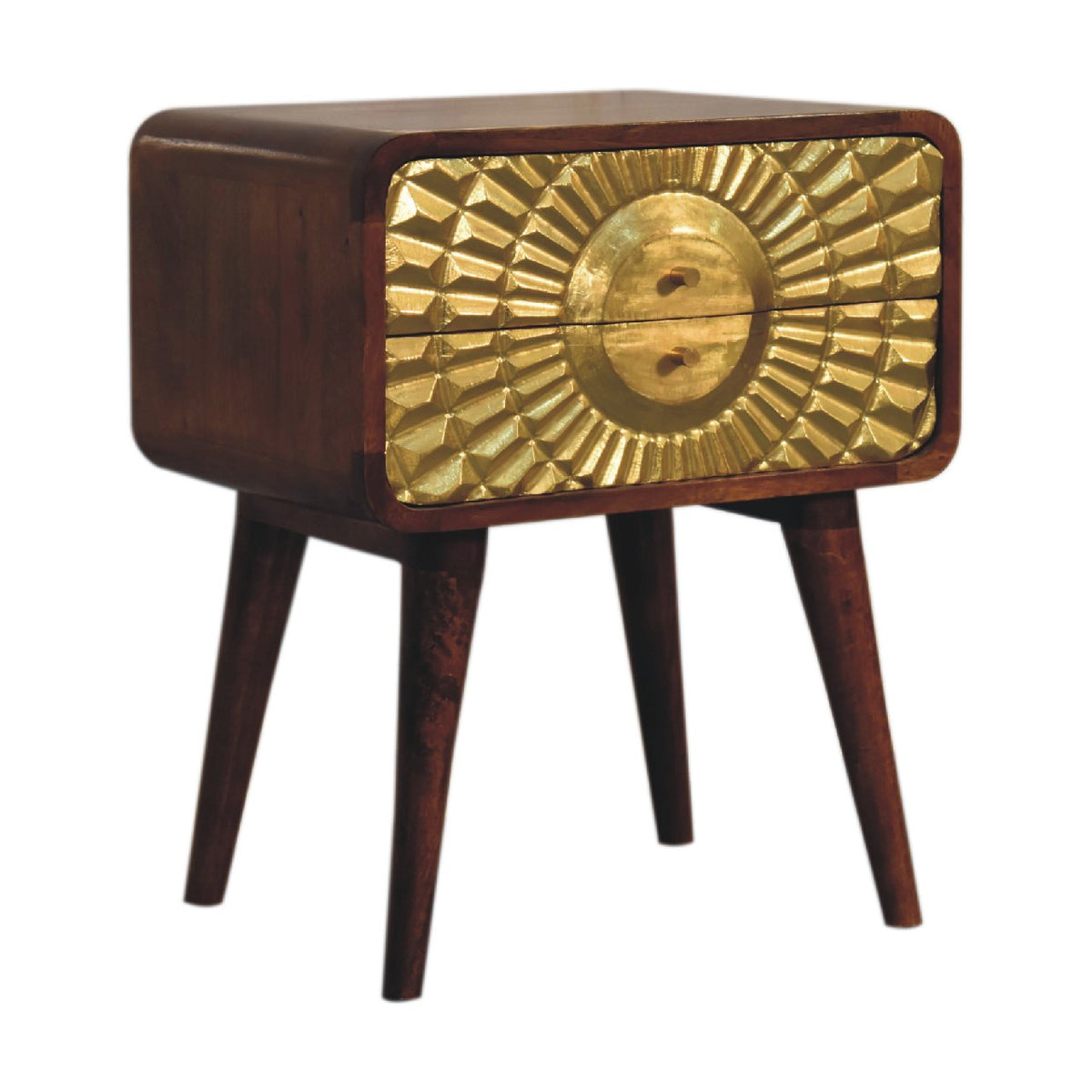 Eden Curved Bedside Table