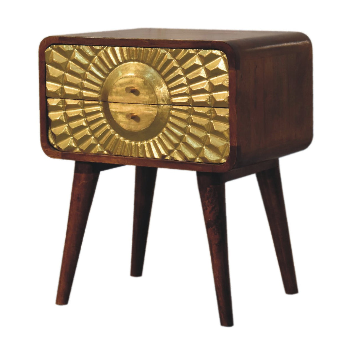 Eden Curved Bedside Table