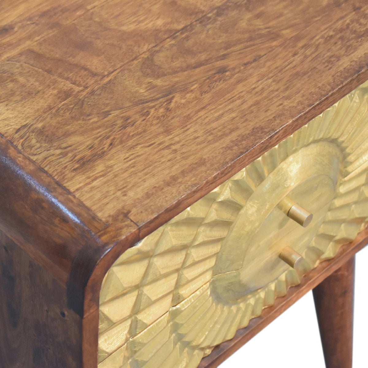 Eden Curved Bedside Table