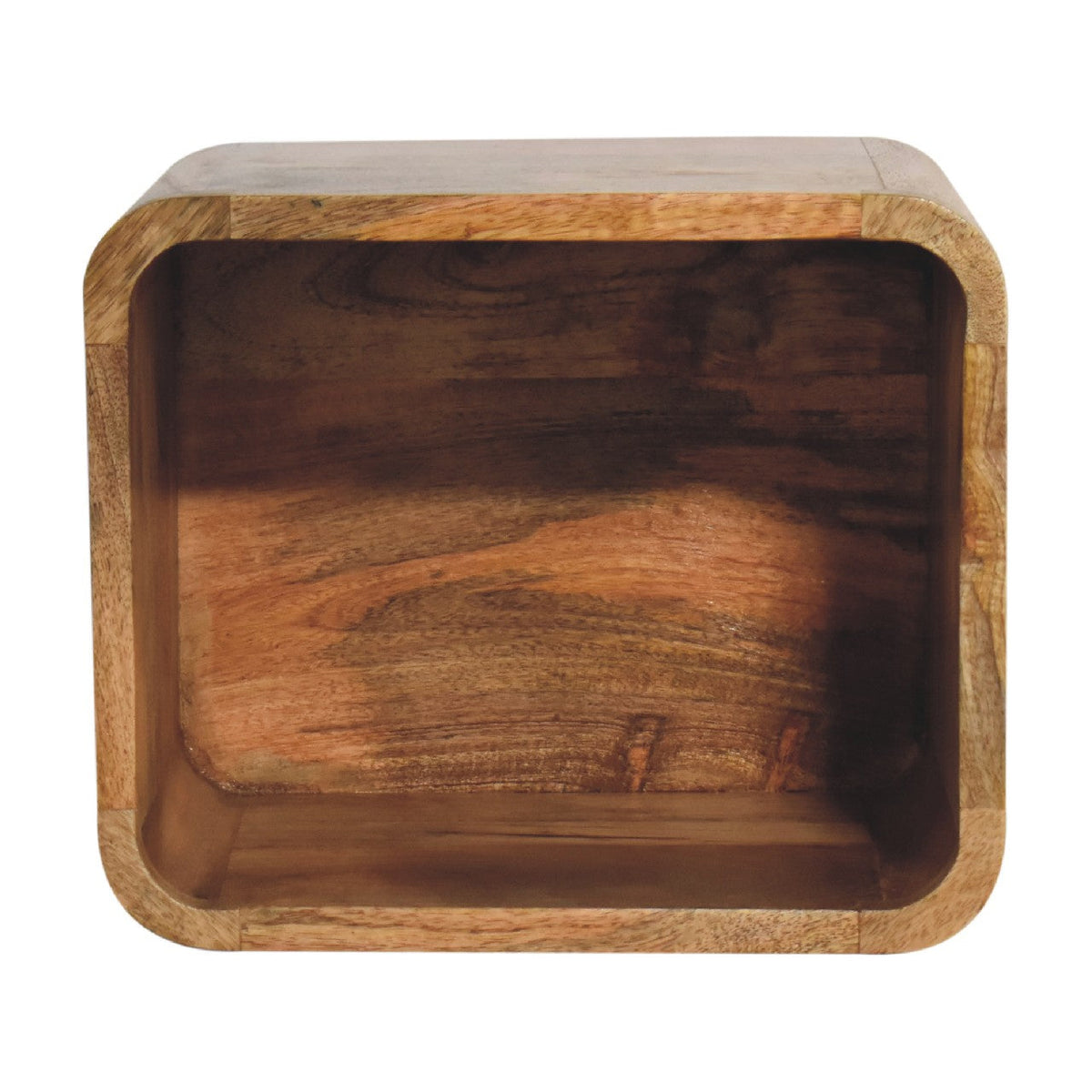 Oak-ish Floating Open Bedside Table