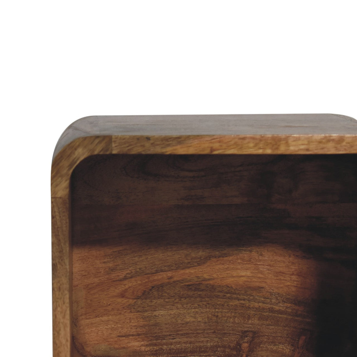 Oak-ish Floating Open Bedside Table