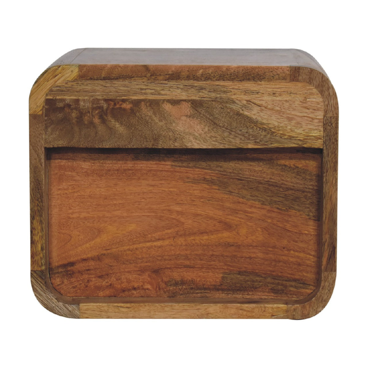 Oak-ish Floating Open Bedside Table