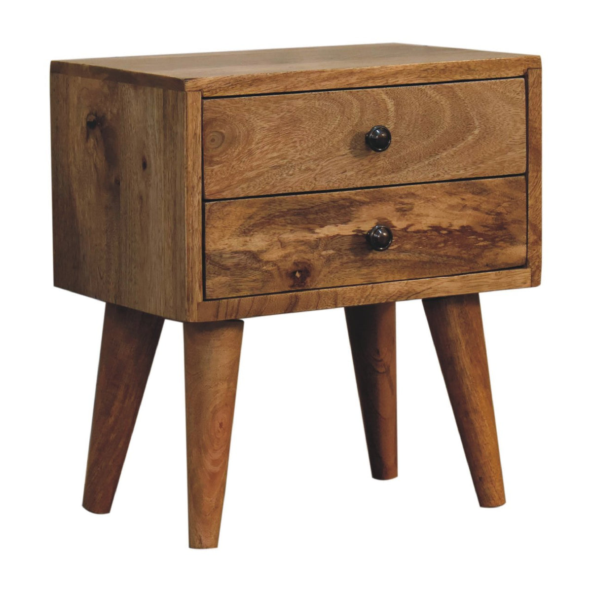 Mini Oak-ish Modern Bedside Table