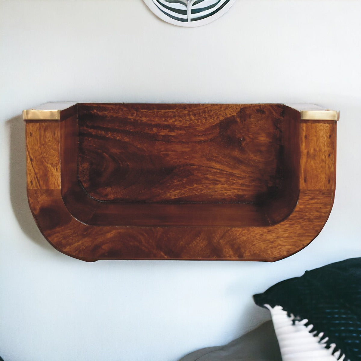 Indira Chestnut Floating Bedside Table