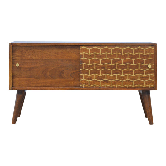 Gold Art Pattern Sideboard