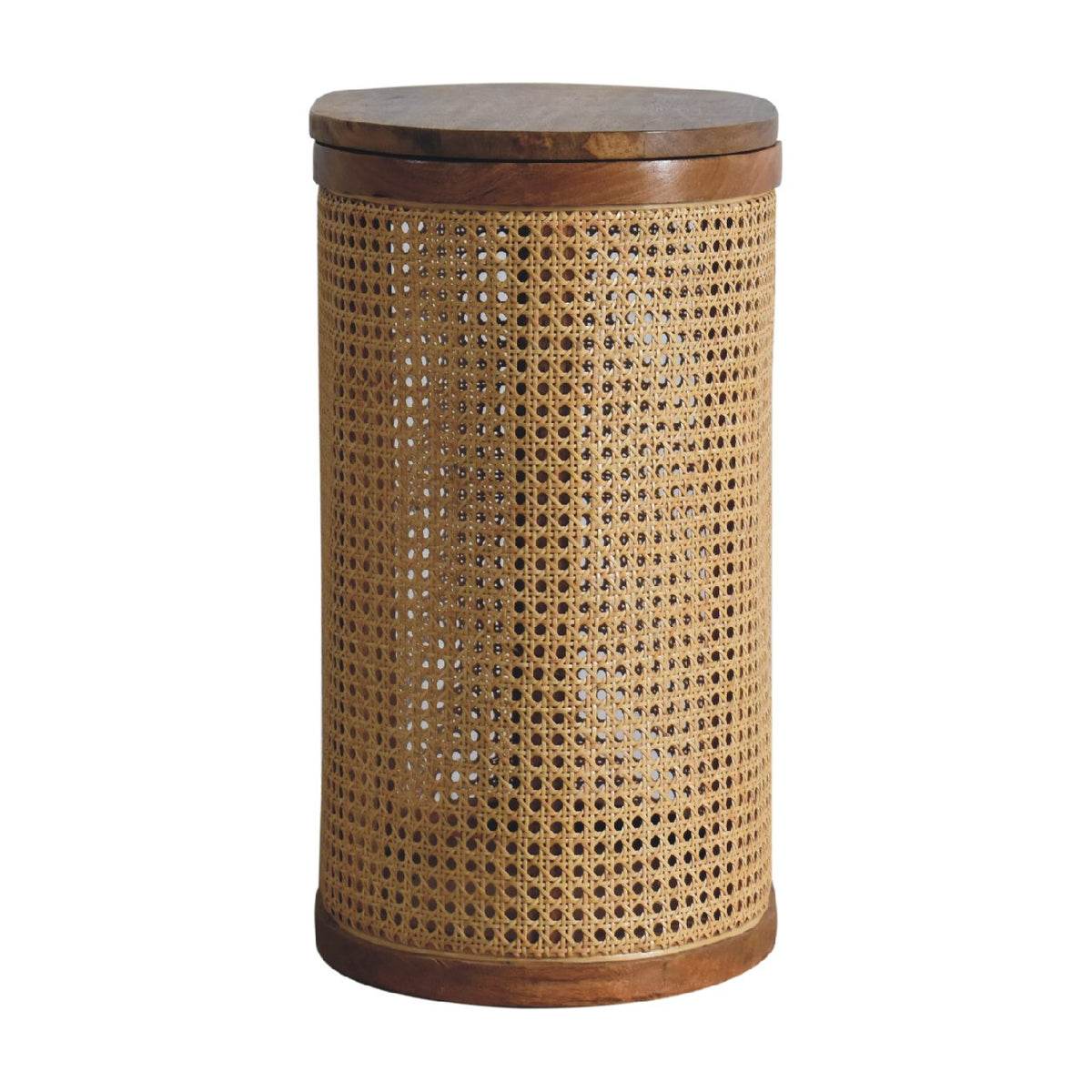 Larissa Round Lid-Up Storage Stool