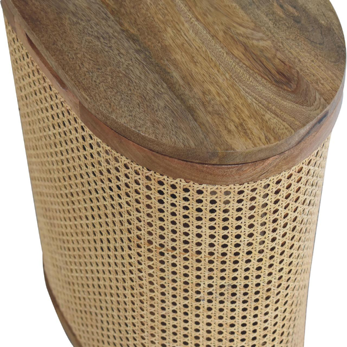 Larissa Round Lid-Up Storage Stool