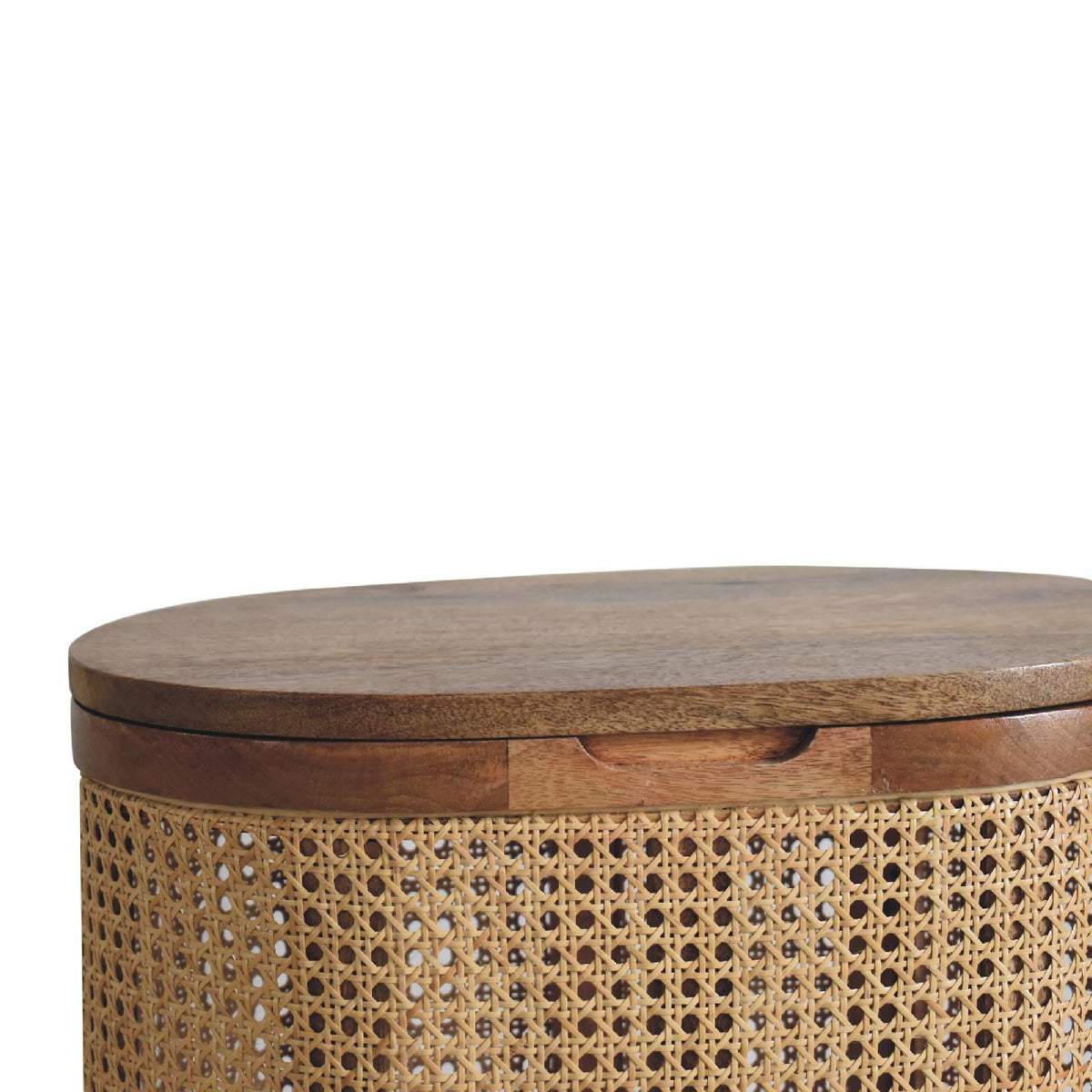 Larissa Round Lid-Up Storage Stool
