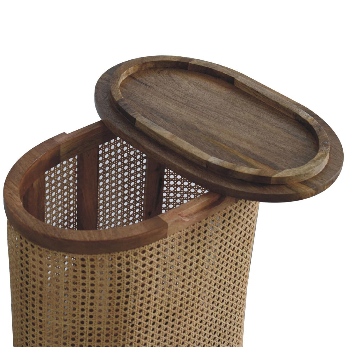 Larissa Round Lid-Up Storage Stool