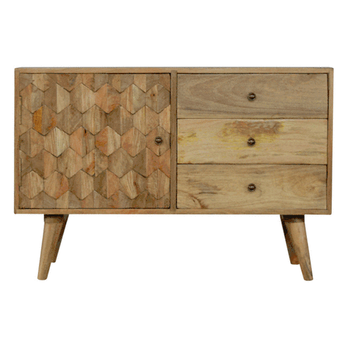 Pineapple Carved Sideboard Chest of Drawers