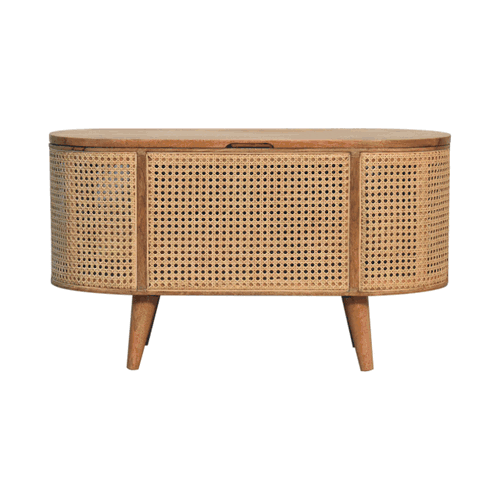 Larrisa Rounded Lid up Blanket Box Storage Bench
