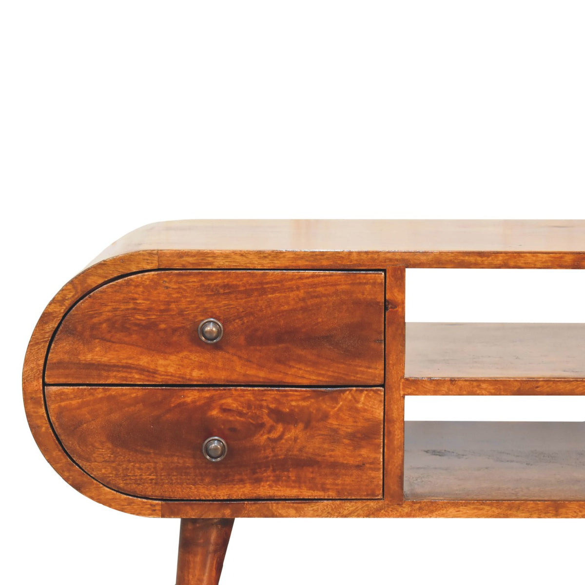 Chestnut Circular Chest of Drawers