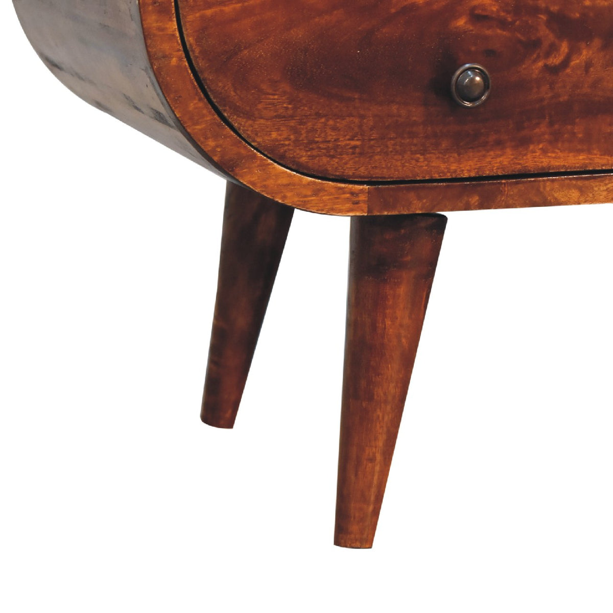 Chestnut Circular Chest of Drawers