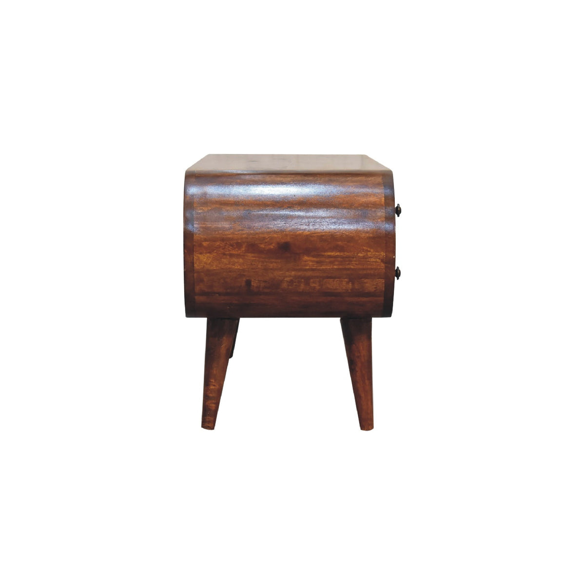 Chestnut Circular Chest of Drawers