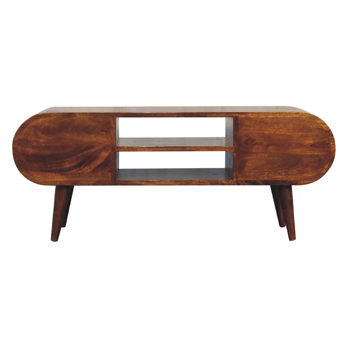 Chestnut Circular Chest of Drawers