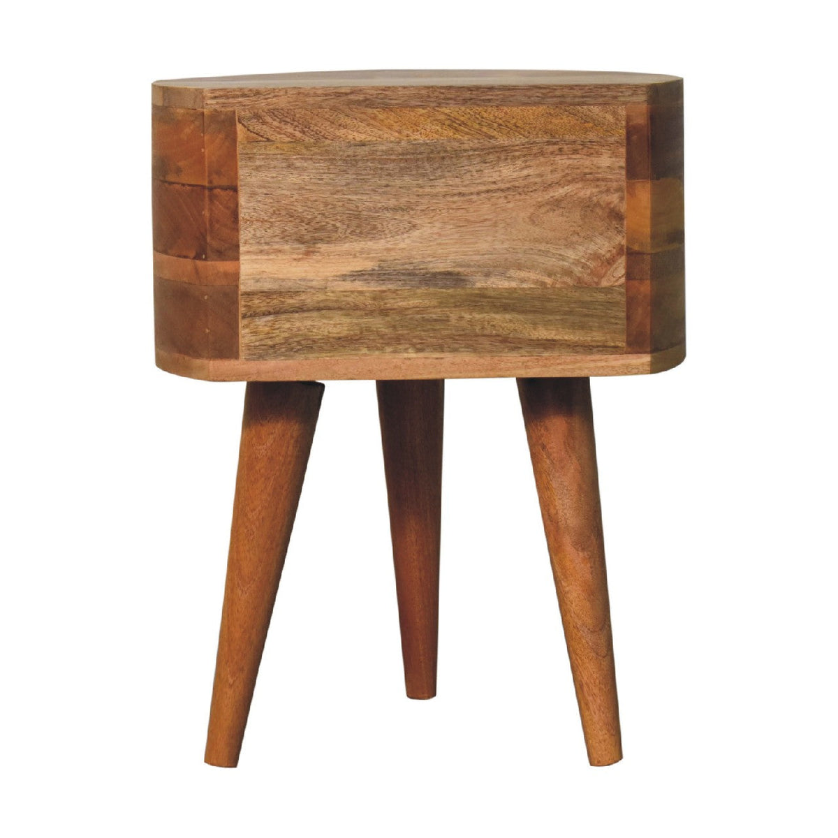 Odyssey Oak-ish Tripod Bedside Table