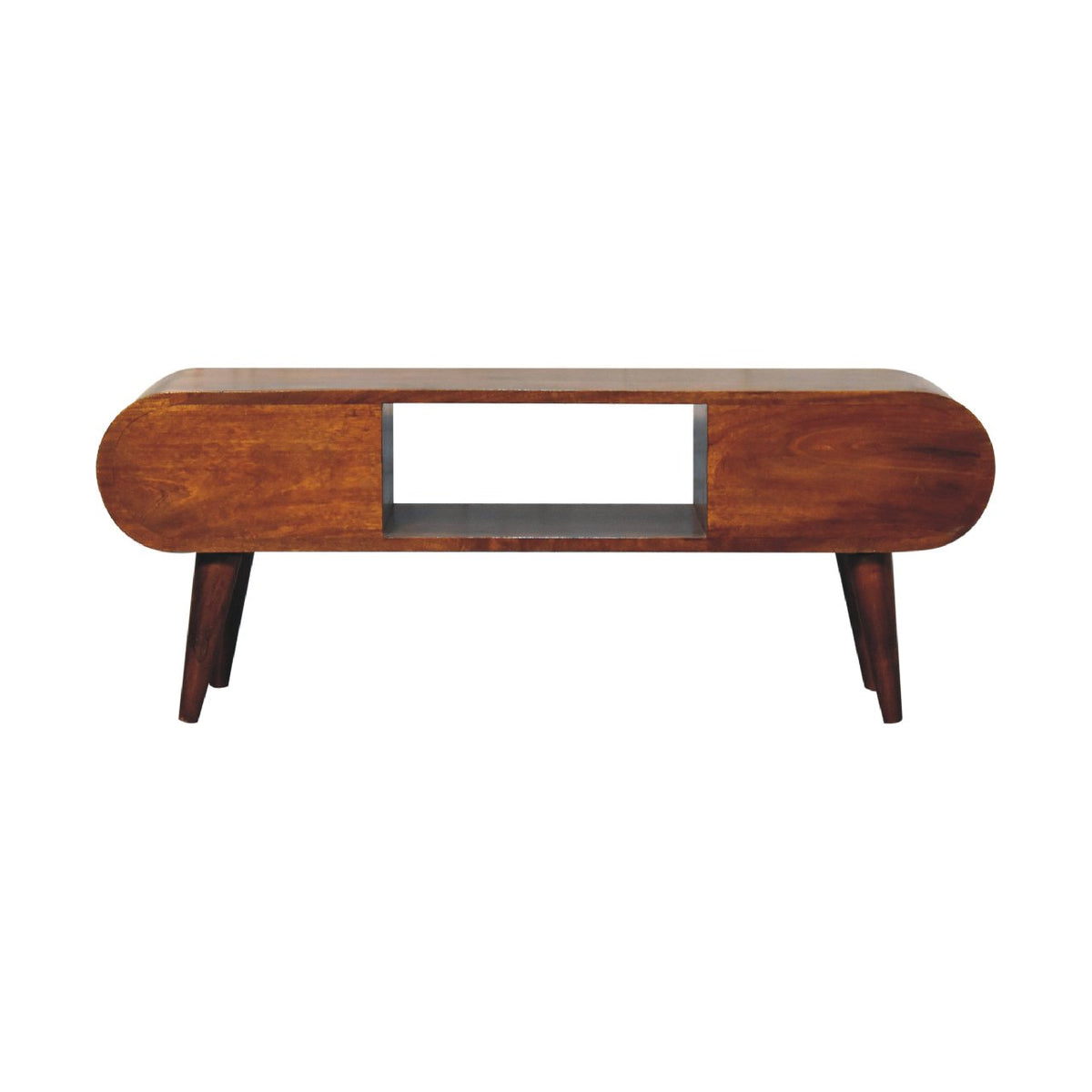London Chestnut TV Stand Chest of Drawers