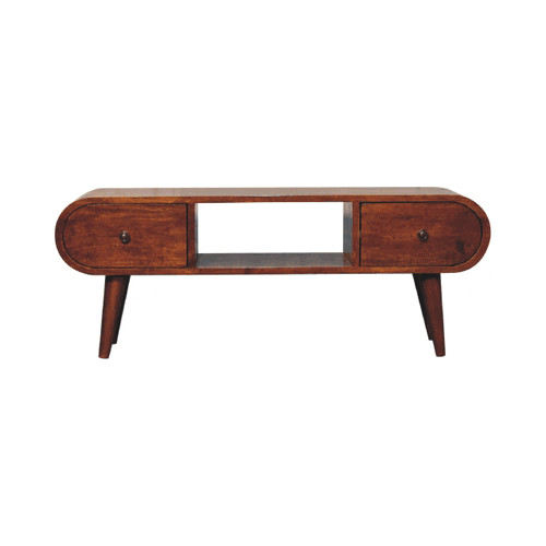 Chestnut London Open Console Chest of Drawers