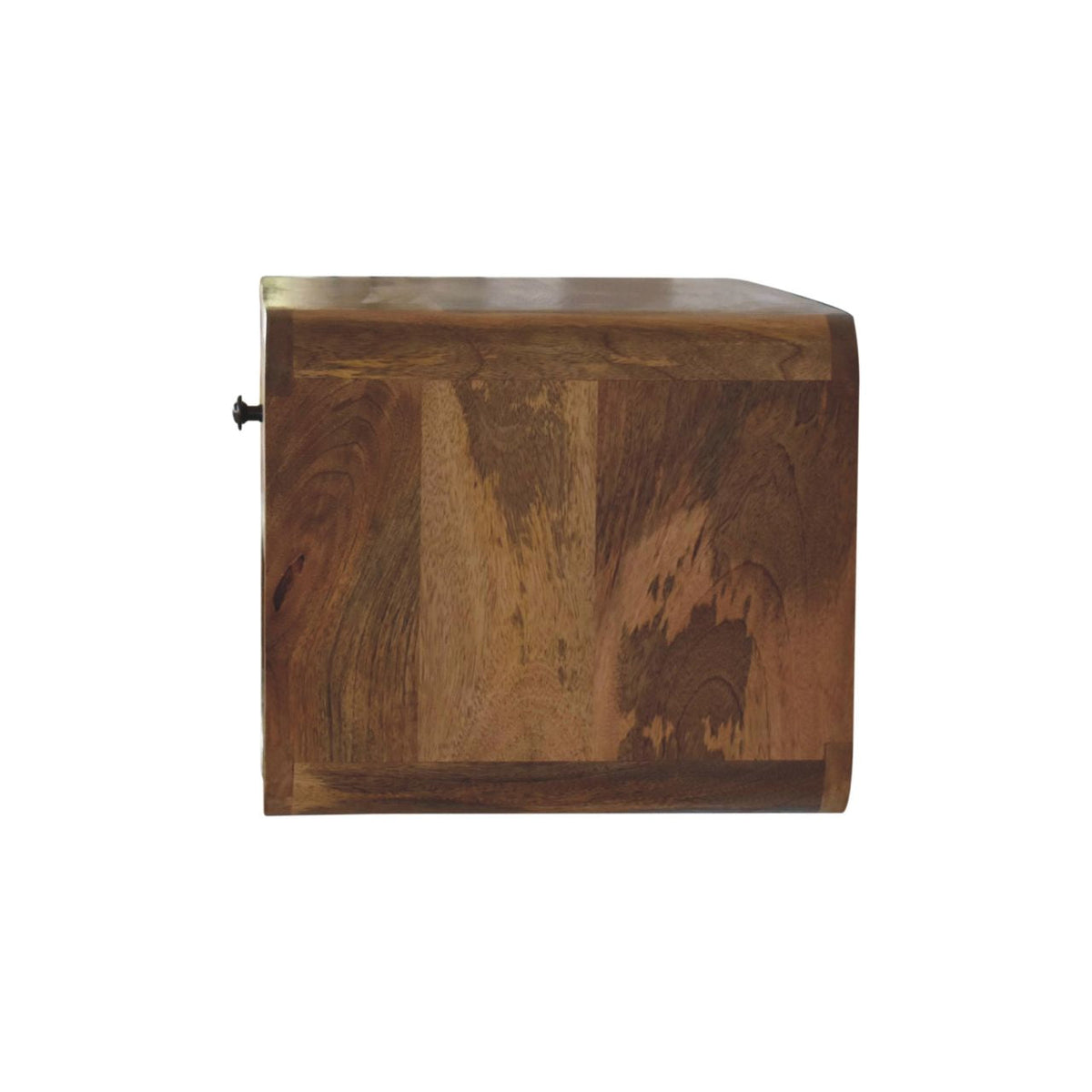 Large Floating Curve Open Slot Bedside Table