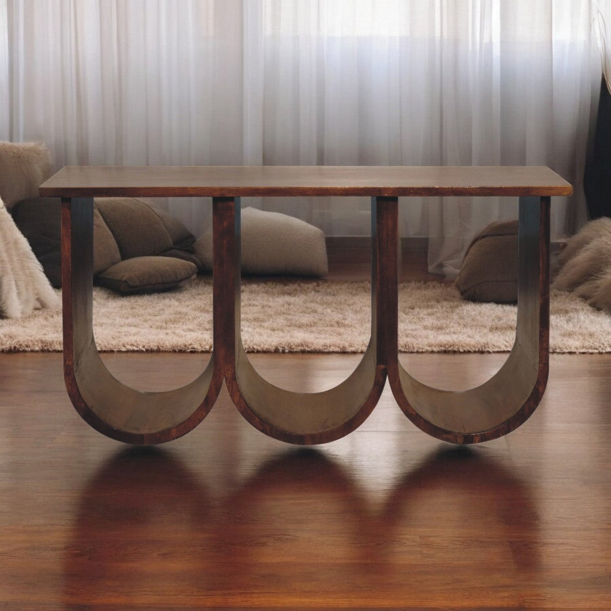 Triple Open Style Coffee Table