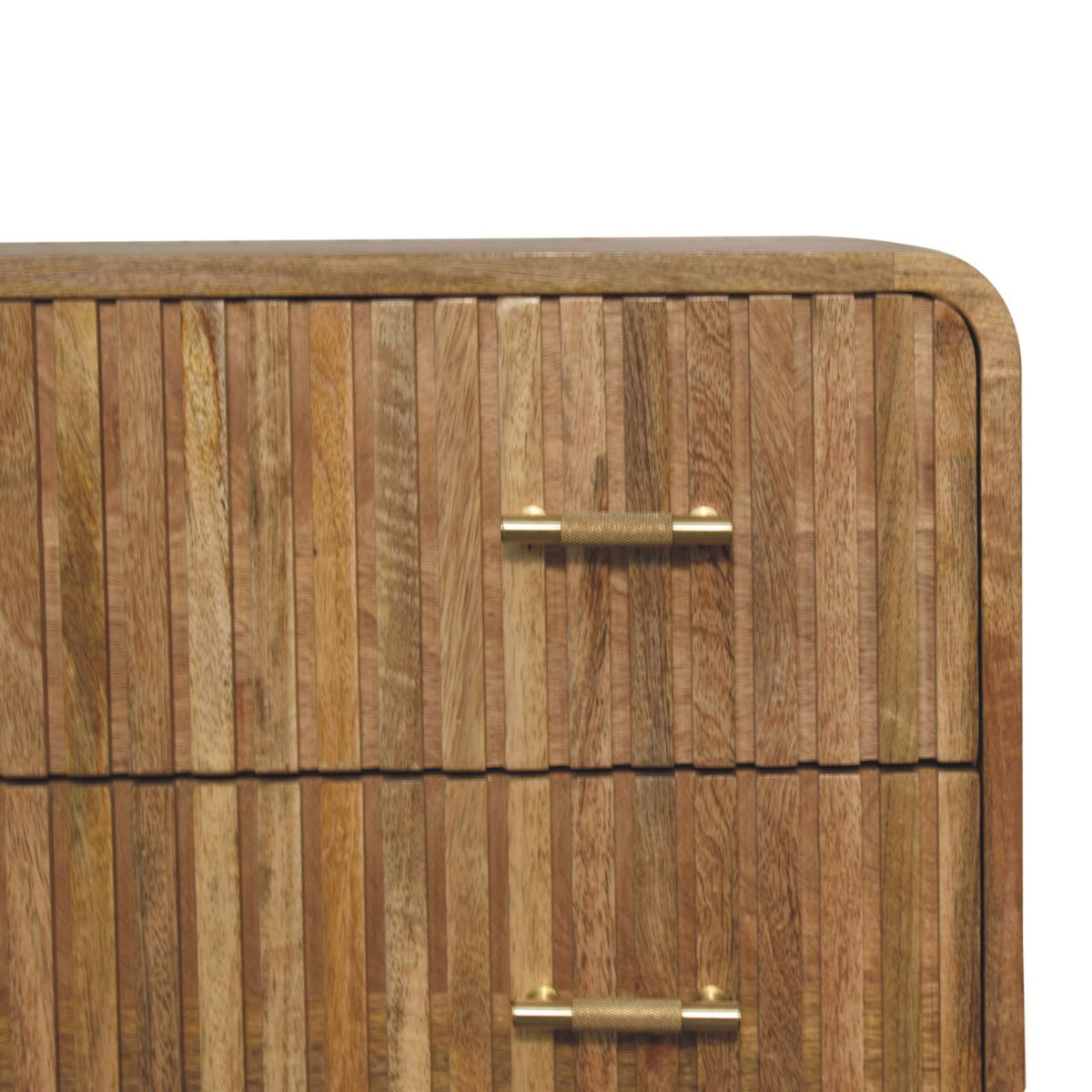 T-bar Ridged Chest of Drawers
