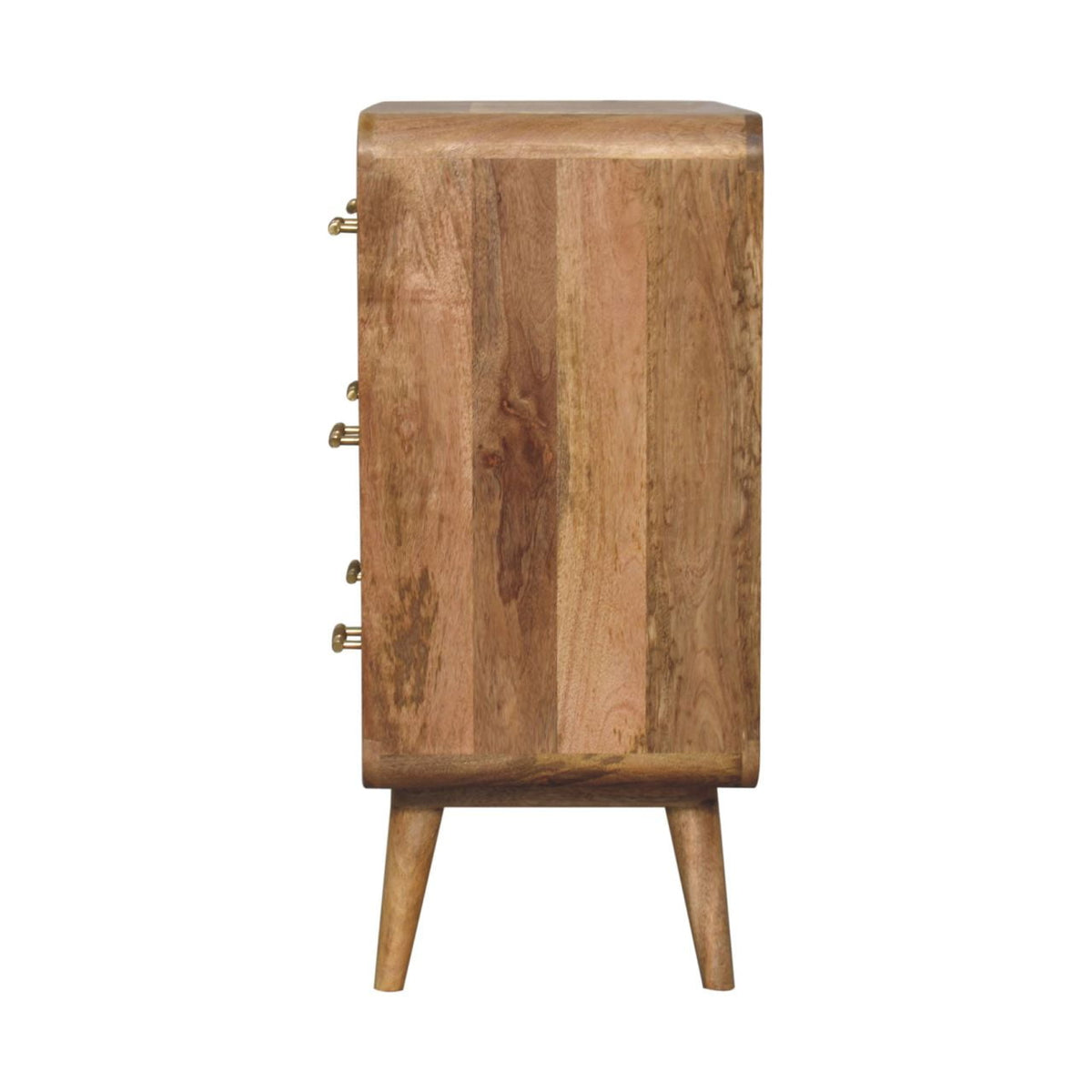 T-bar Ridged Chest of Drawers