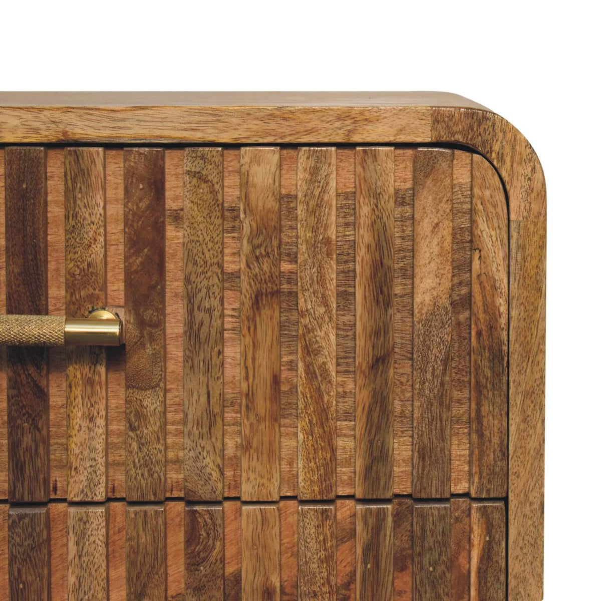 T-bar Ridged Bedside Table