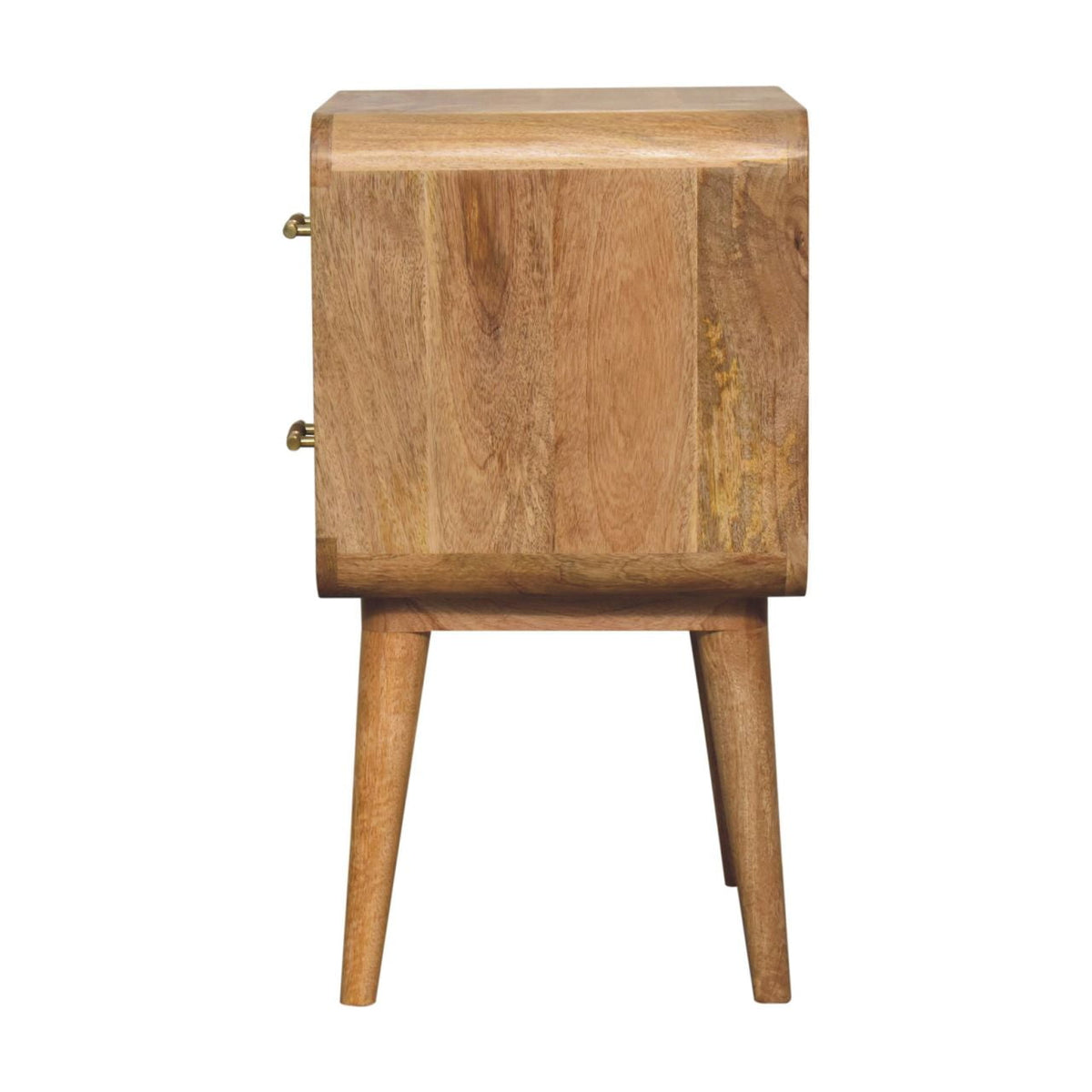 T-bar Ridged Bedside Table