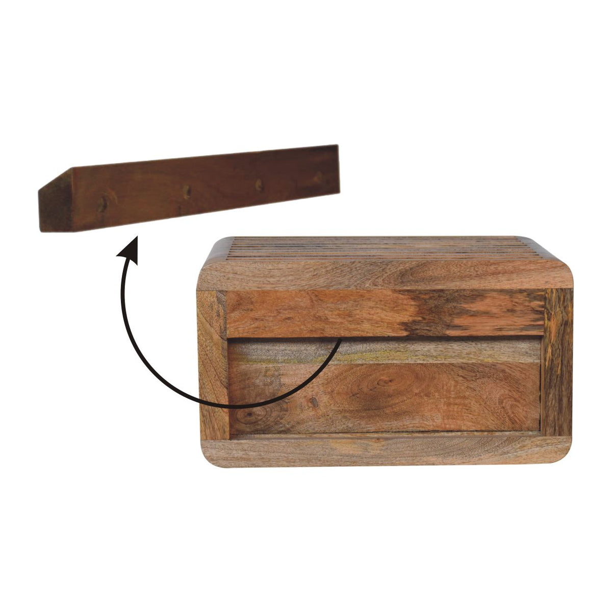 Soba Wall Mounted Bedside Table