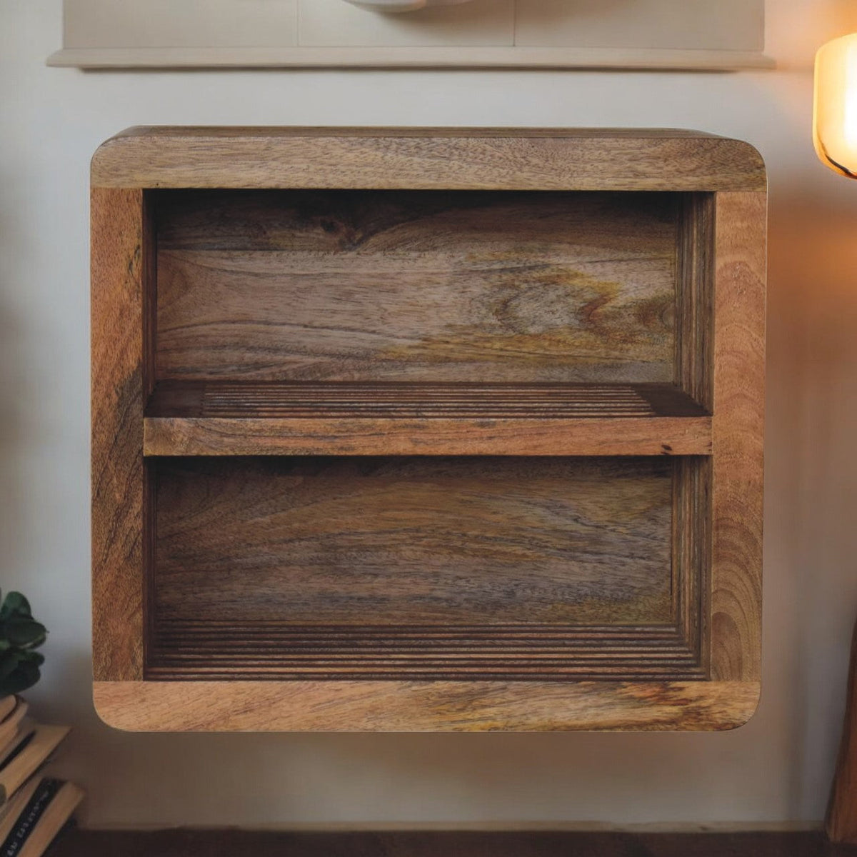 Soba Double Shelf Wall Mounted Bedside