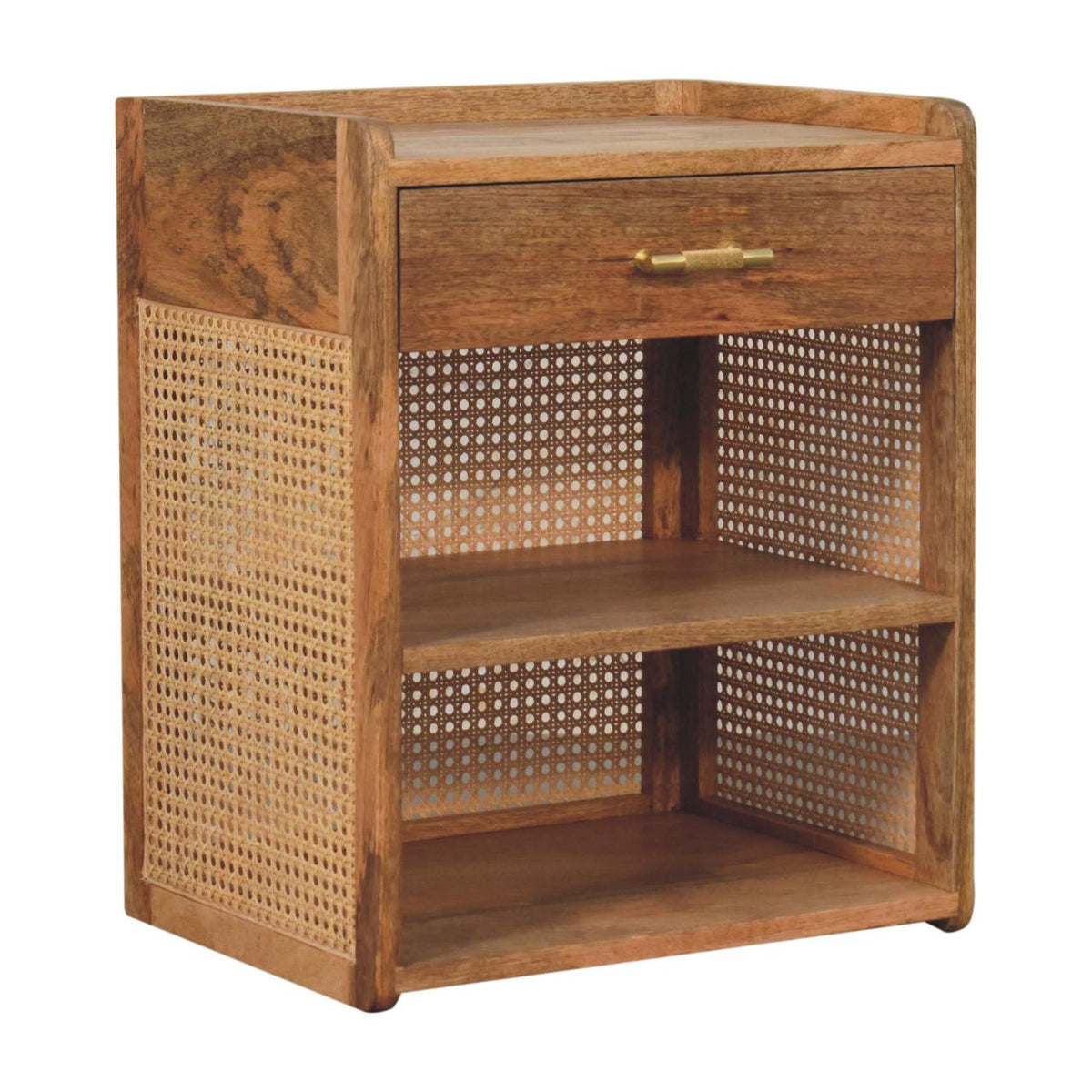 Larissa T-Bar Open Bedside Table