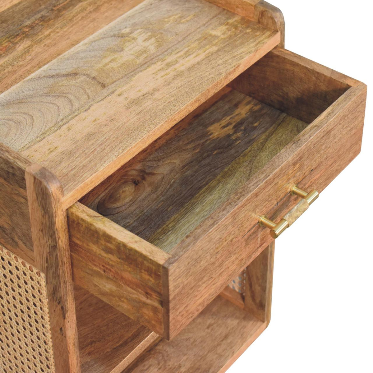 Larissa T-Bar Open Bedside Table