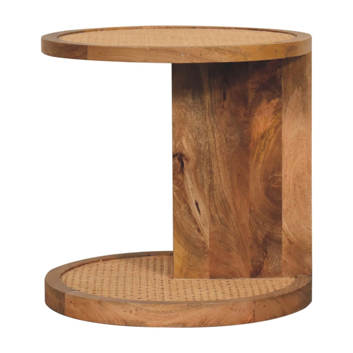 Close-knit Corner End Table Accent Piece