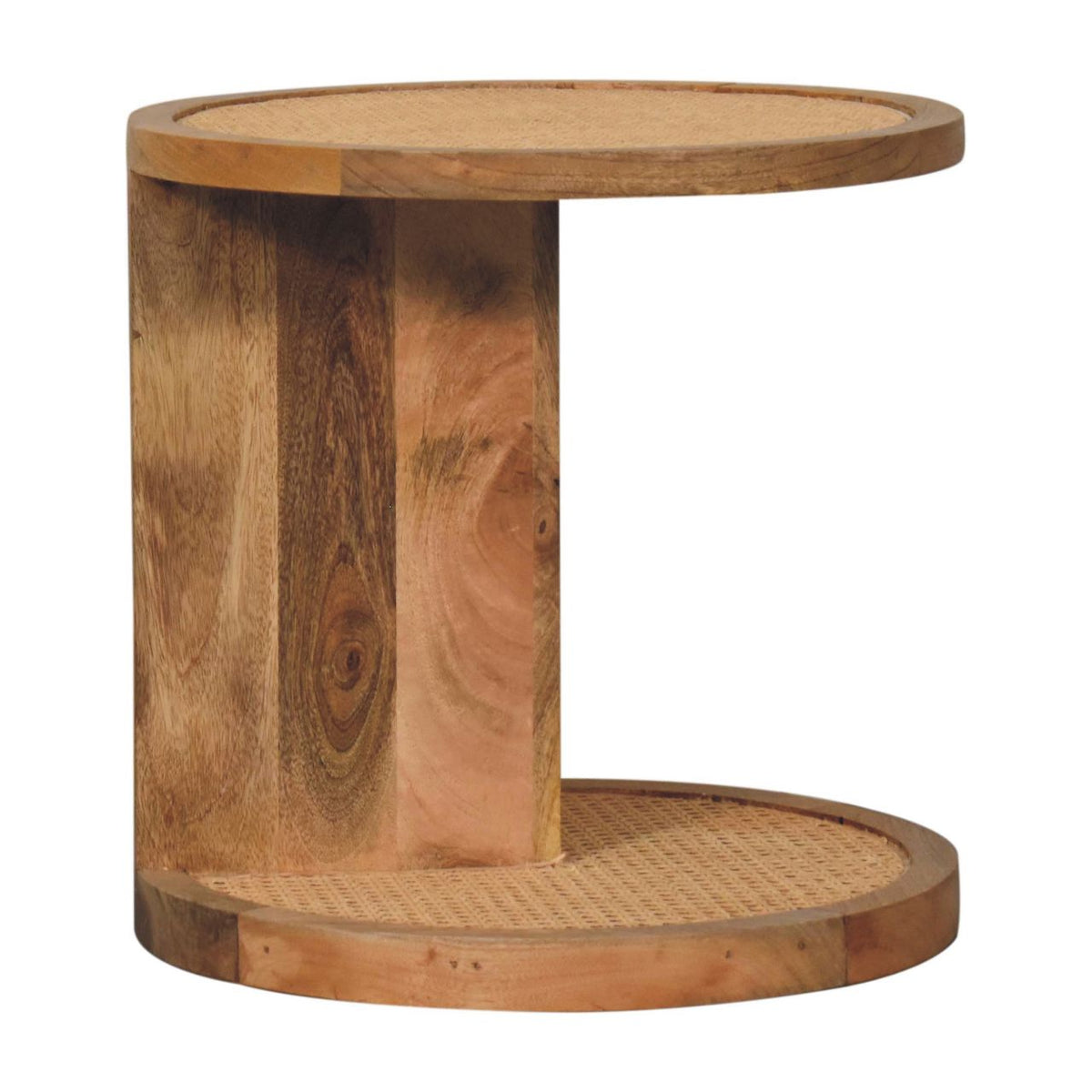 Close-knit Corner End Table Accent Piece