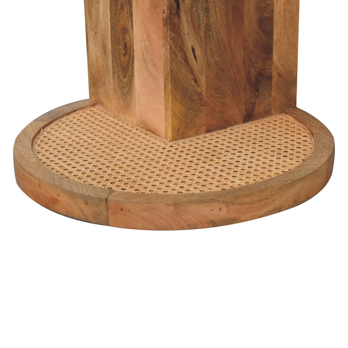 Close-knit Corner End Table Accent Piece