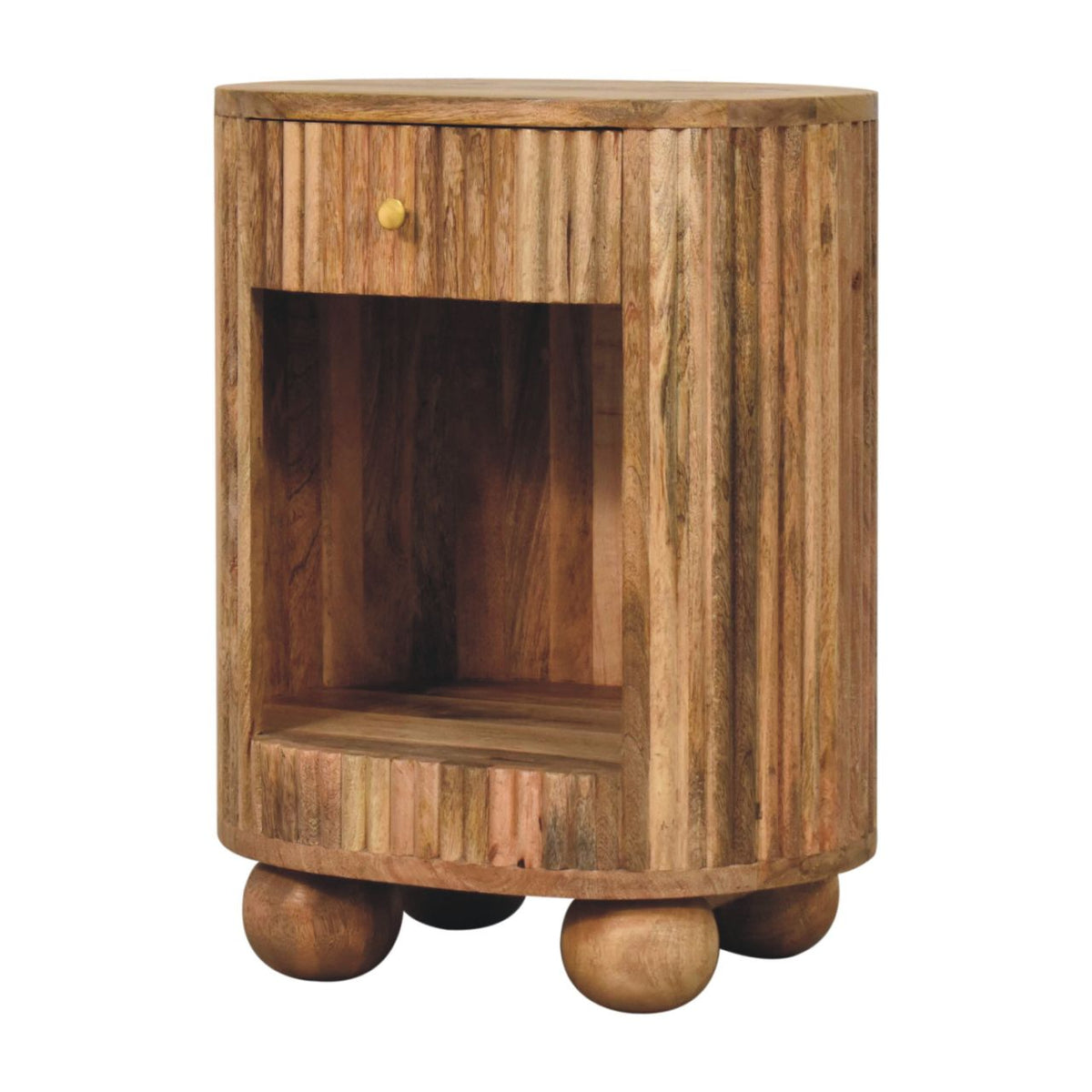 Soba Ball Open Slot Bedside Table