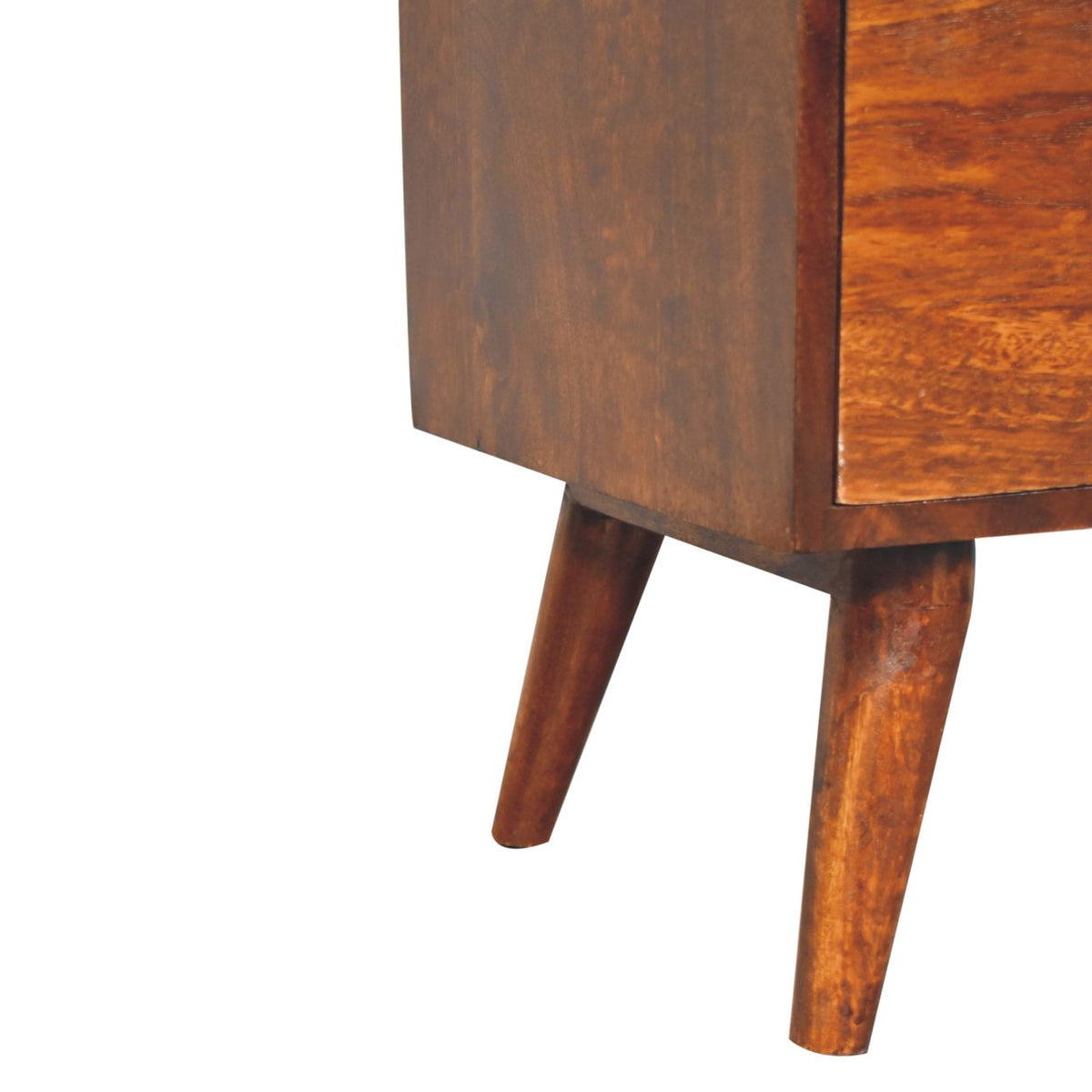 T-bar Raised Back Bedside Table