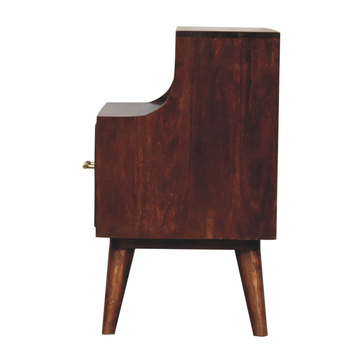 T-bar Raised Back Bedside Table
