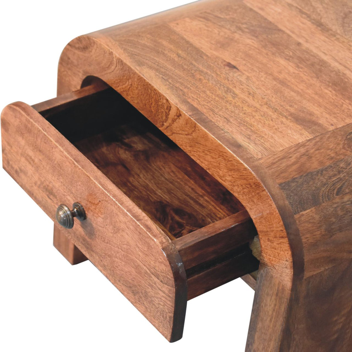 Honey Caramel Darcy Bedside Table