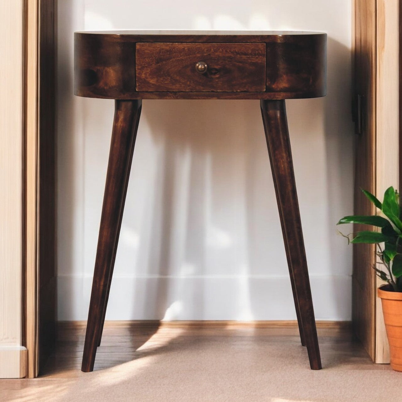 Mini Albion California Walnut Console