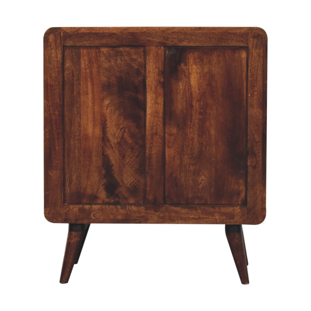 Curved California Walnut Chest of Drawers