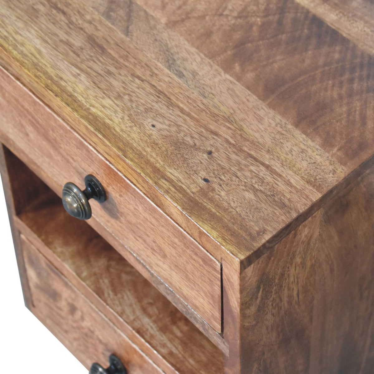 Mini Classic Multi Honey Caramel Bedside Table