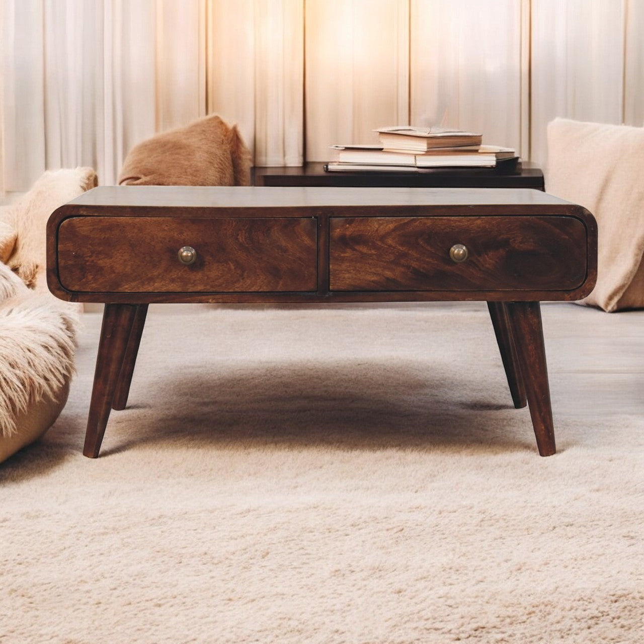 California Walnut Sonata Coffee Table