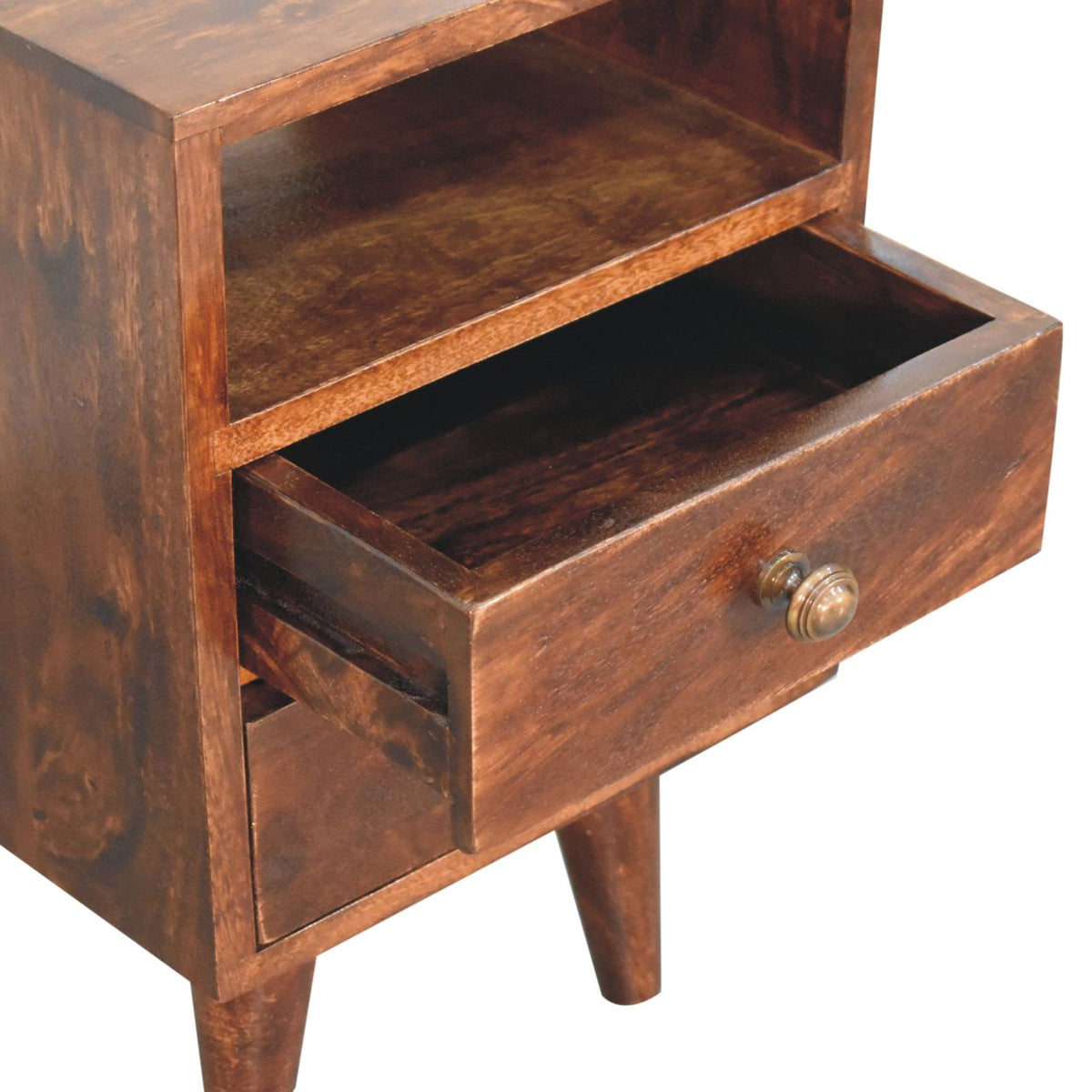 Mini Classic California Walnut Bedside Table