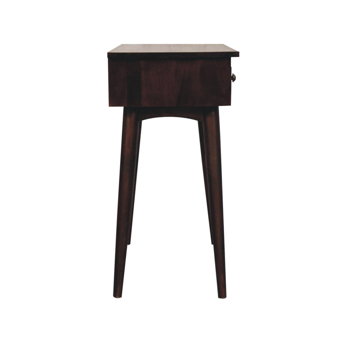 California Walnut Hallway 2-Drawer Console Table